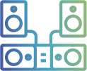 Instalación de equipos de música